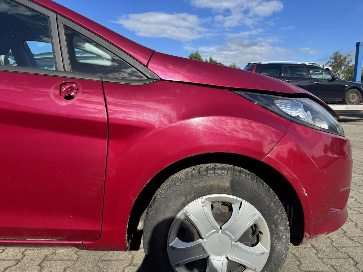 Ford Fiesta JA8 original Kotfl&uuml;gel vorn rechts Hot Magenta Bj.2008